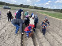 IMG_5654uczniowie w leszczynowym zaciszu